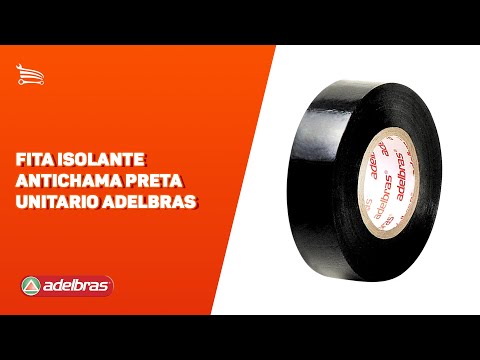 Fita Isolante Antichama Preta 19mm x 10m. - Video