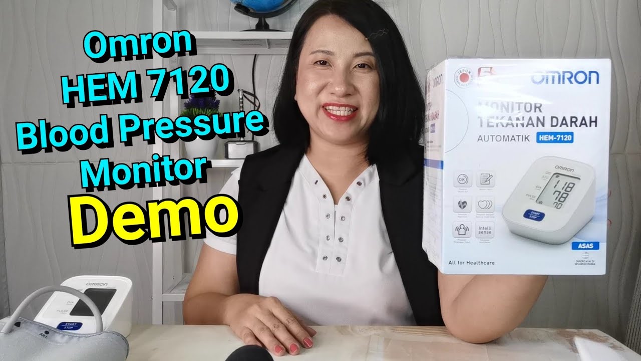 Omron Blood Pressure Monitor HEM 7120 - How To Use