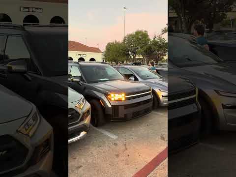 When the parking spots are tiny but you have a super secret button to fix the problem 😌🚗