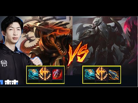 Xiao Chao Meng Rank 1 Top Laner Plays Renekton Vs Darius