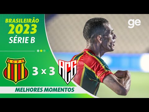 Gols e lances de Sampaio Corrêa x Atlético-GO