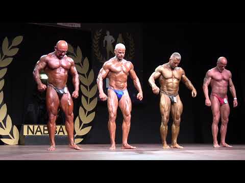 Compulsory – Men Masters Over 50 - NABBA European Championship 2019