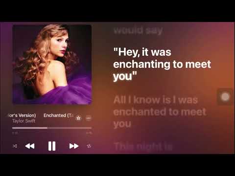 Enchanted by Taylor Swift (Minus One with Backup Vocals by Joshie)
