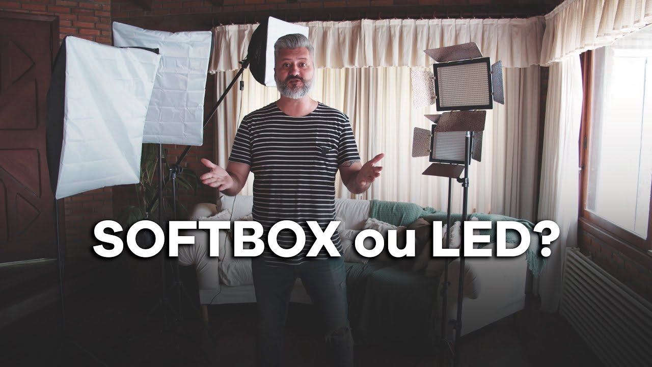 SOFTBOX OU LED? PRÓS E CONTRAS