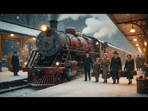 🎄 Vintage Christmas Magic ❄️ Cozy 1950s–60s Ride | Sinatra, Nat King Cole, Bing Crosby, Brenda Lee