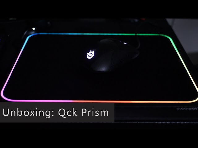 Video teaser for Unboxing Steelseries QcK Prism