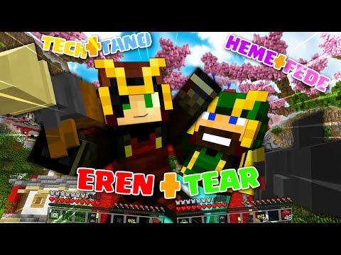 EREN + TEAR vs TECH + TANO vs FEDE + HEME - Minecraft ITA - FORTCRAFT