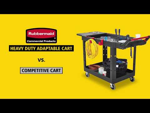 Product video for Heavy Duty Adaptable Utility Cart, Small, Gray