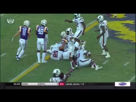 2015 USC vs LSU - Landon Ard Recovers Onside Kick, Negated by Offsides Penalty