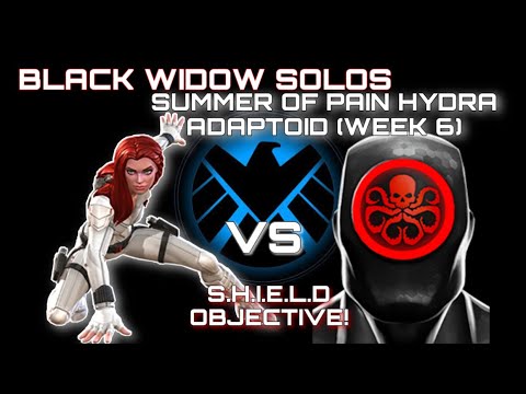 Black Widow (Deadly Origin) MELTS Summer of Pain Hydra Adaptoid (Week 6) | MCOC