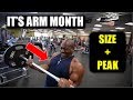 #ARM-MONTH ** Get Huge Biceps with a