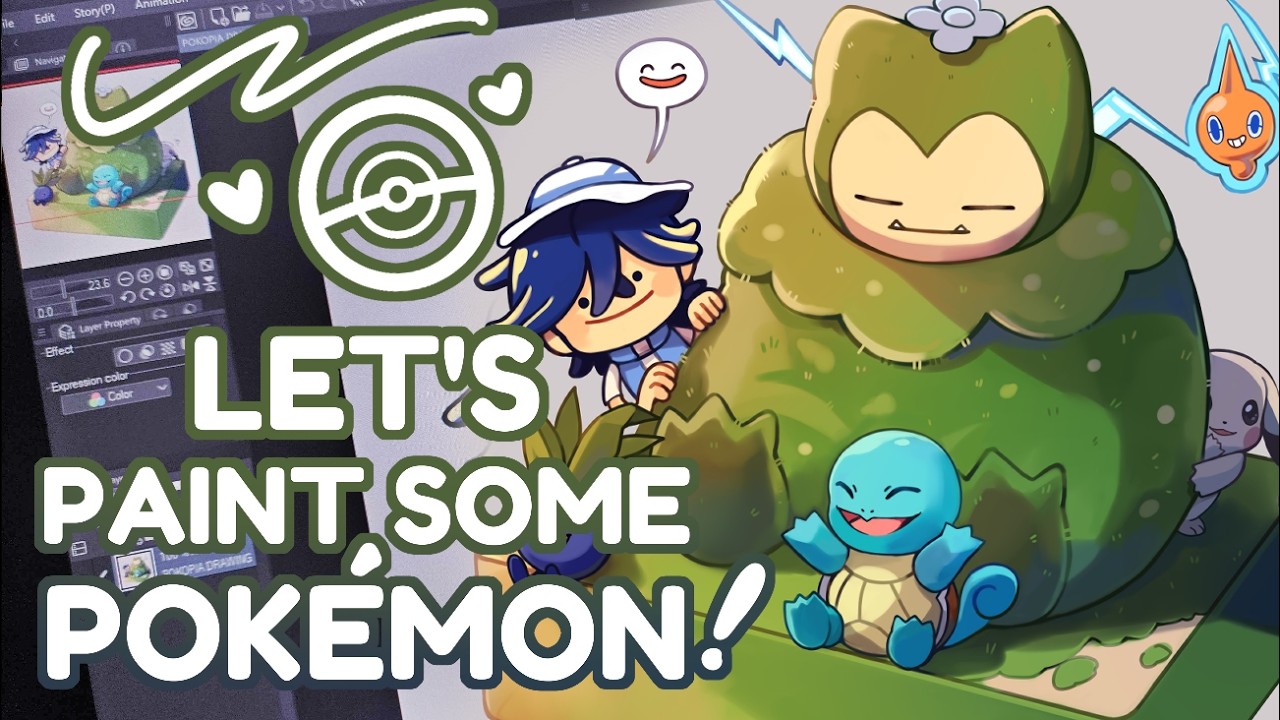 So Excited for Pokopia!! | Let's Draw~💚