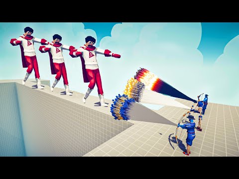 3x OMNI MAN vs 3x EVERY GOD - 🏹Totally Accurate Battle Simulator TABS
