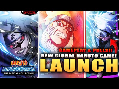 *OFFICIAL* NEW NARUTO GAME GLOBAL LAUNCH! LEGENDARY SASUKE GAMEPLAY & SUMMONS! (Naruto Ninja Cards)