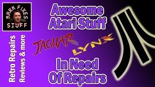 Comedically addressed but awesome box of Atari stuff for repair.