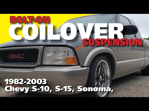 GM S10, S15 and Sonoma Coilover Suspension Installation