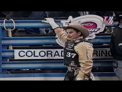 Little Yellow Jacket bucks Gilbert Carrillo - 01 PBR CO Springs