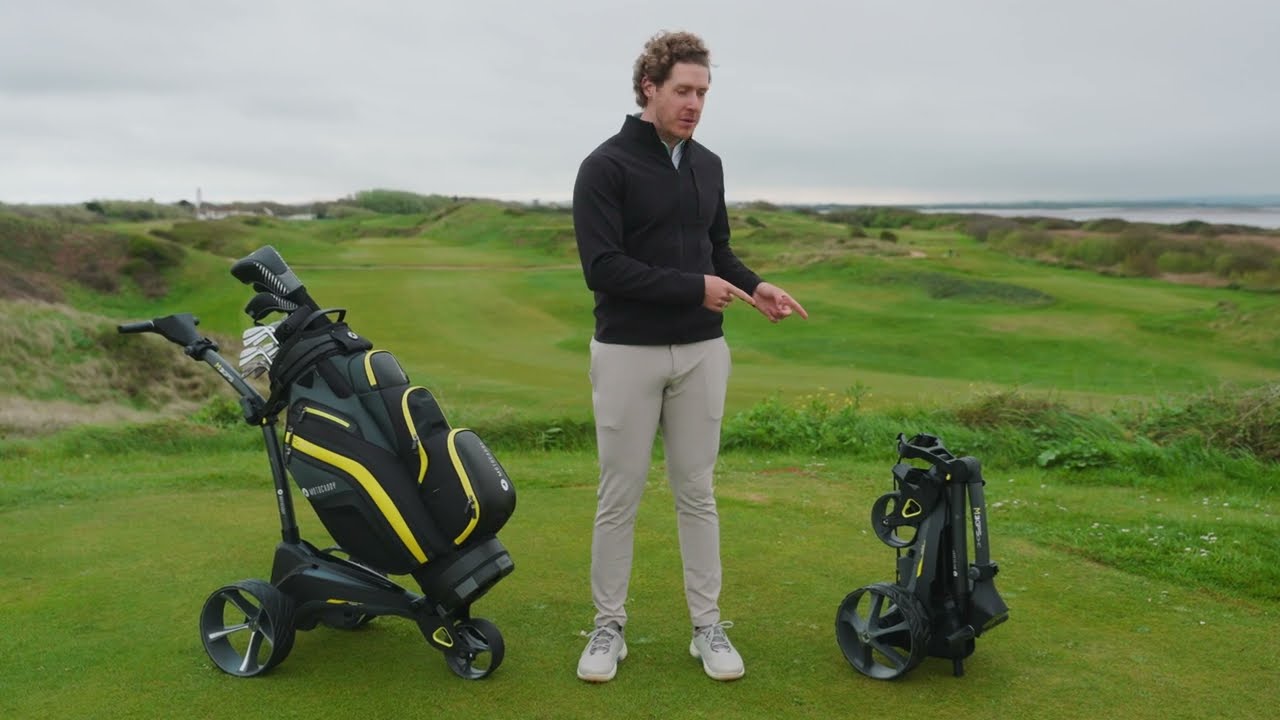 Video: Motocaddy M3 GPS DHC 2024 Elektrotrolley