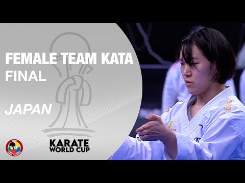 JAPAN FEMALE TEAM KATA | FINAL | KARATE WORLD CUP 2024 | WORLD KARATE FEDERATION