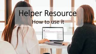Helper Resource in Family Search