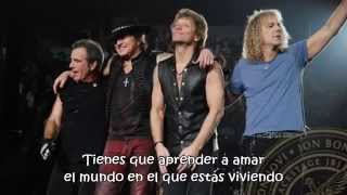 Bon Jovi - Learn To Love - (Subtitulado)