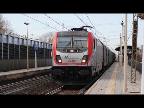 I treni della Milano-Bologna.Treni In Transito-Arrivo-Partenza dalla stazione di Anzola Emilia