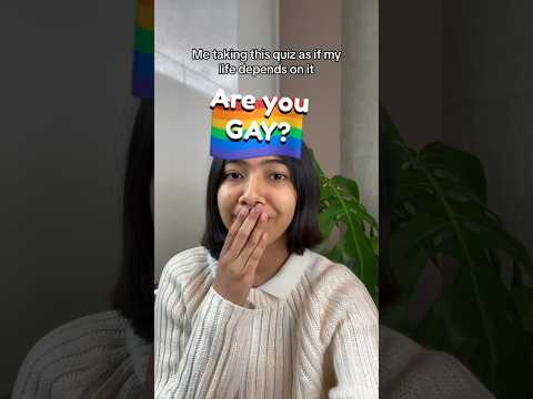 Taking the are you gay quiz?! 🏳️‍🌈 #lgbt #lgbtq #lgbtqia #queer #gay