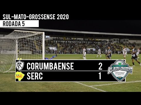 GOLS: CORUMBAENSE 2x1 SERC - CAMPEONATO SUL-MATO-GROSSENSE 2020 - 15/02/2020
