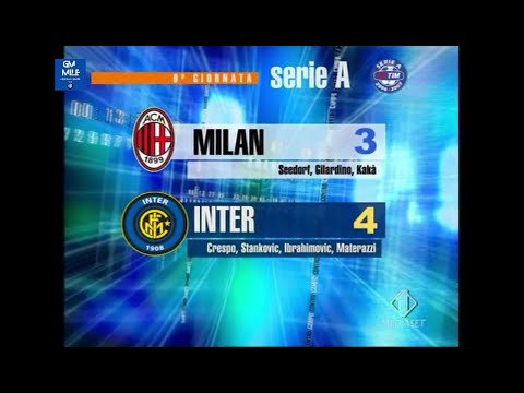 2006-07 (9^ - 28-10-2006) Milan-INTER 3-4 Servizio Controcampo Italia1 [A]
