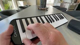Video thumbnail for CAHAYA Melodica 32 Keys Double Tubes Mouthpiece Air Piano Keyboard Musical Instrument Review by Love Peace