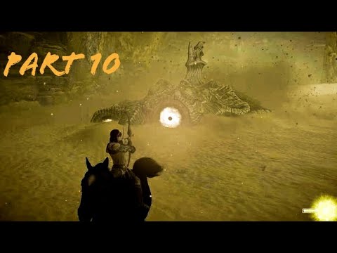 SHADOW OF THE COLOSSUS NO COMMENTARY (1080P60FPS) WALKTHROUGH PART 11-THE SAND SNAKE (DIRGE)