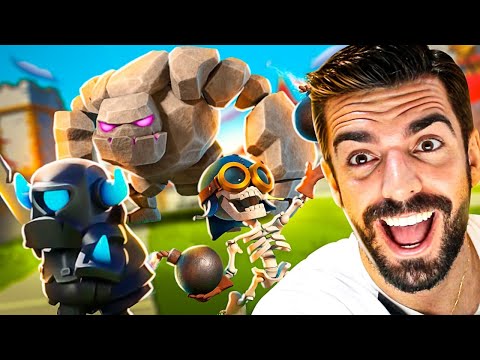 TESTEI O MELHOR DECK DE GOLEM DA ATUALIDADE NO CLASH ROYALE!