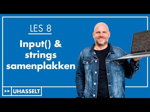 De functie input() & het plakken van strings