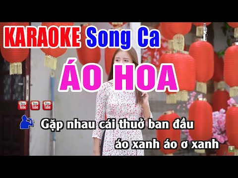 Áo Hoa Karaoke Song Ca - Beat Chuẩn Dễ Hát | Nhạc Sống Thanh Ngân