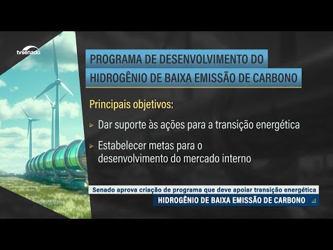 Incentivo à produção de hidrogênio verde vai a sanção