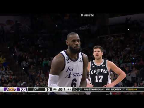 LeBron James vs San Antonio Spurs | 2022-11-27