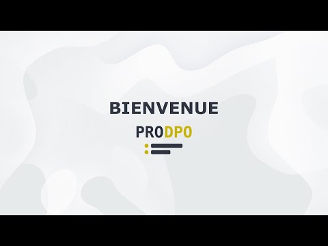 ProDPO - Vidéo 1