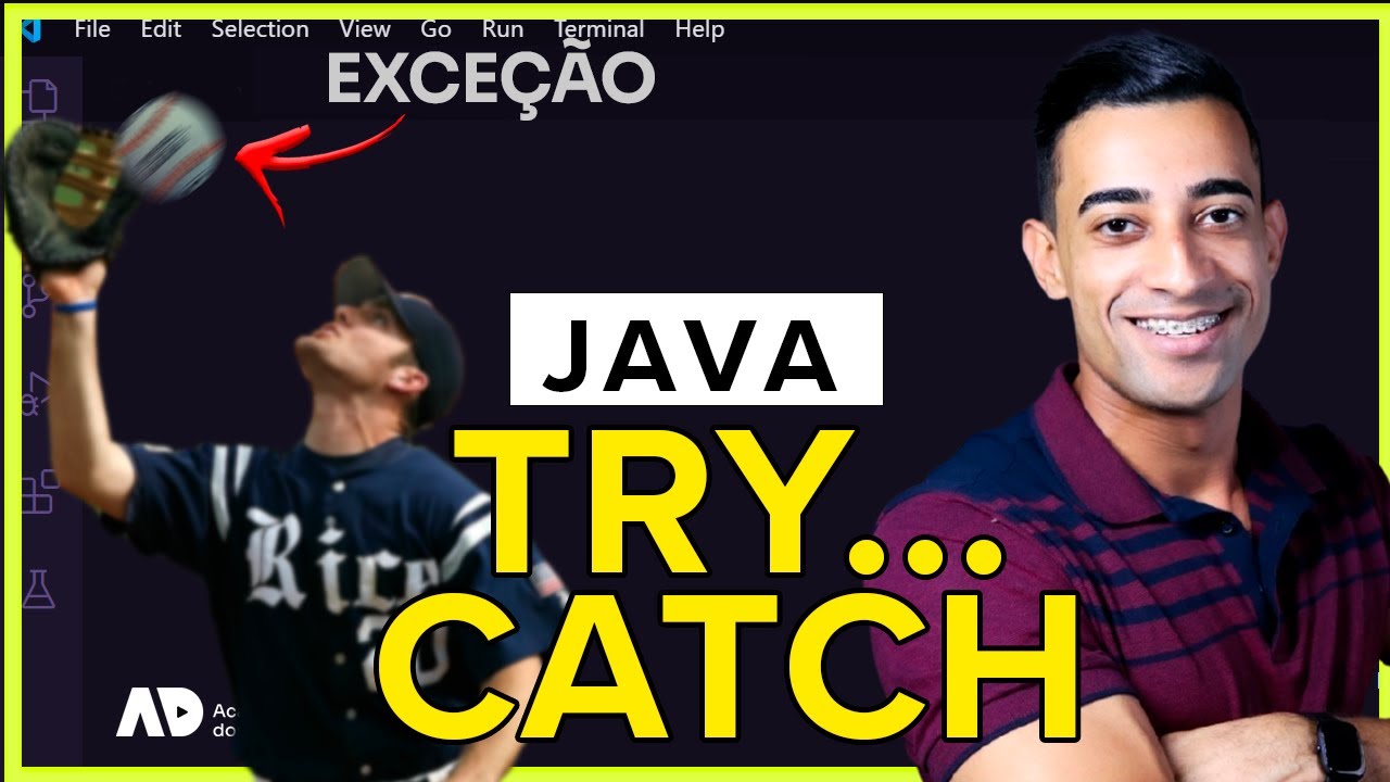 Como usar TRY CATCH no Java (tratamento de exceções) -  Curso Java POO Aula #19