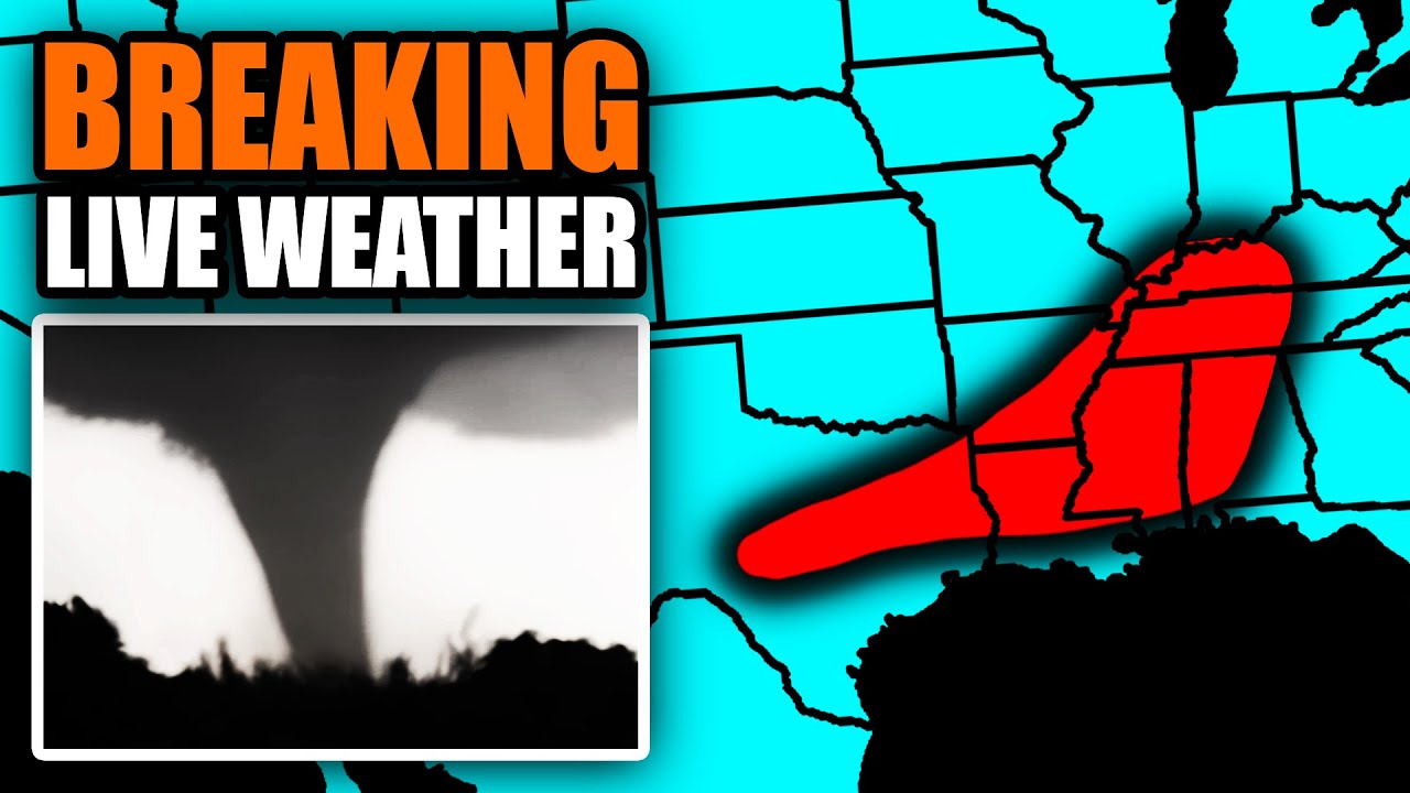 🔴LIVE - Severe Weather Coverage With Storm Chasers On The Ground, Live Weather Channel...
