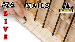 Ep. 26 - GROUP BUILD - NAILING - Gunboat PHILADELPHIA (1776) - Model Shipways KIT
