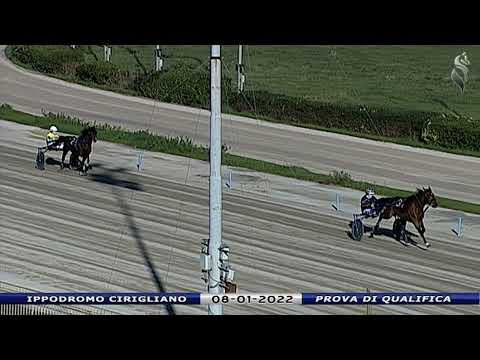 Aversa trotto 8 Gennaio 2022 - Prova di qualifica