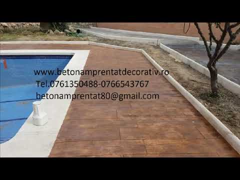 Beton Amprentat Cujmir - Mehedinti Tel.0761350488 -0766543767