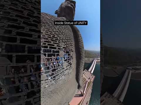 STATUE OF UNITY INSIDE VIEW #shorts