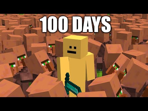 I Killed Villagers For 100 Days