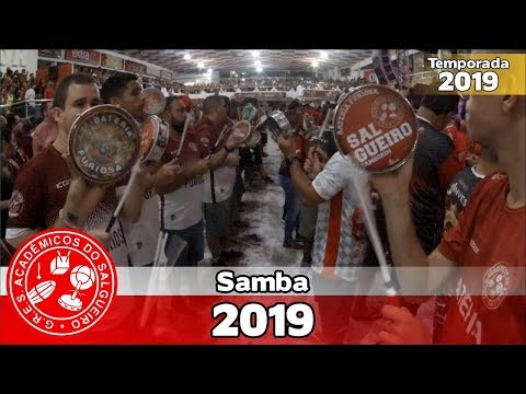 Bateria Salgueiro 2019 - Samba ao vivo - Apoteose Visita Quadra na estréia de Quinho e Emerson Dias