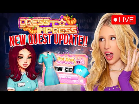 😱 NEW DRESS TO IMPRESS LANA LORE QUEST *HALLOWEEN UPDATE* (3 NEW ITEMS, NURSE JULIE LORE)