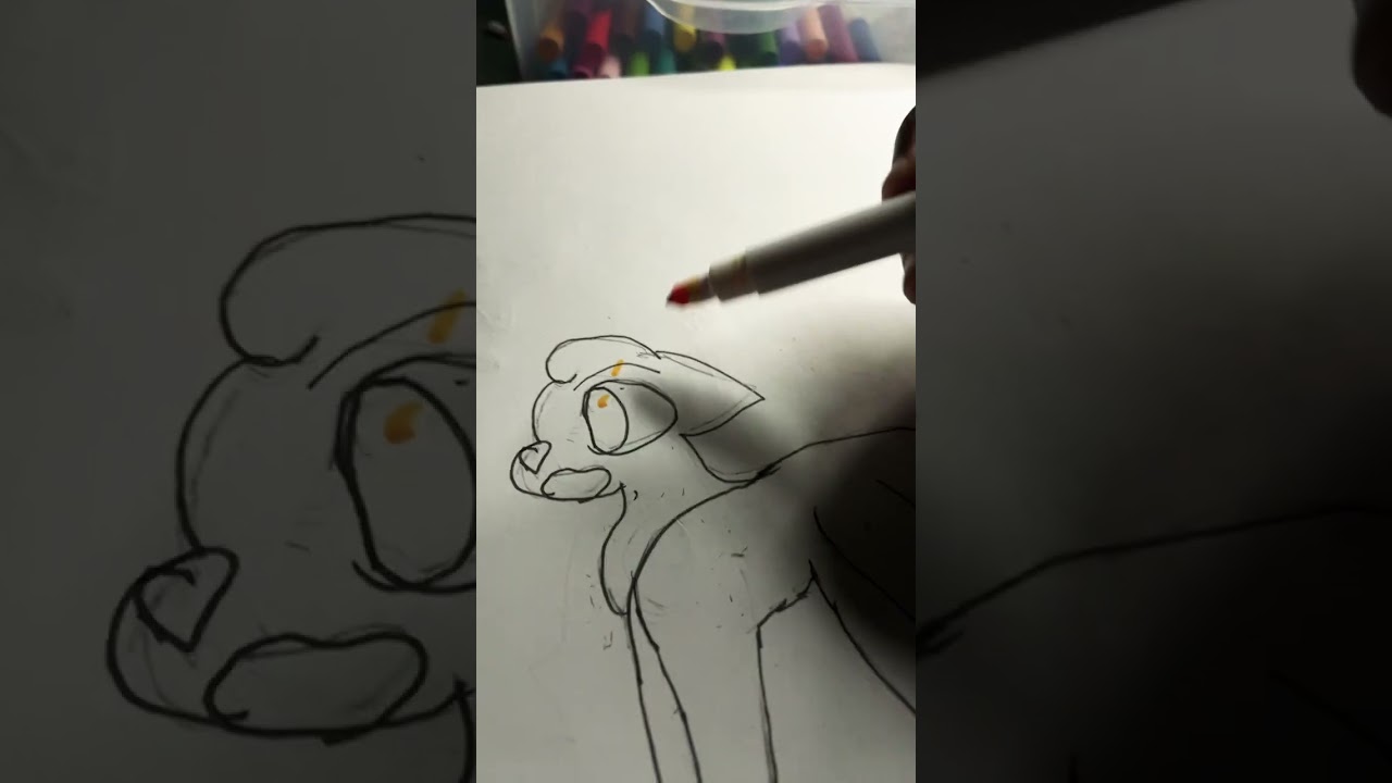 Warrior cat Coloring Sketch time