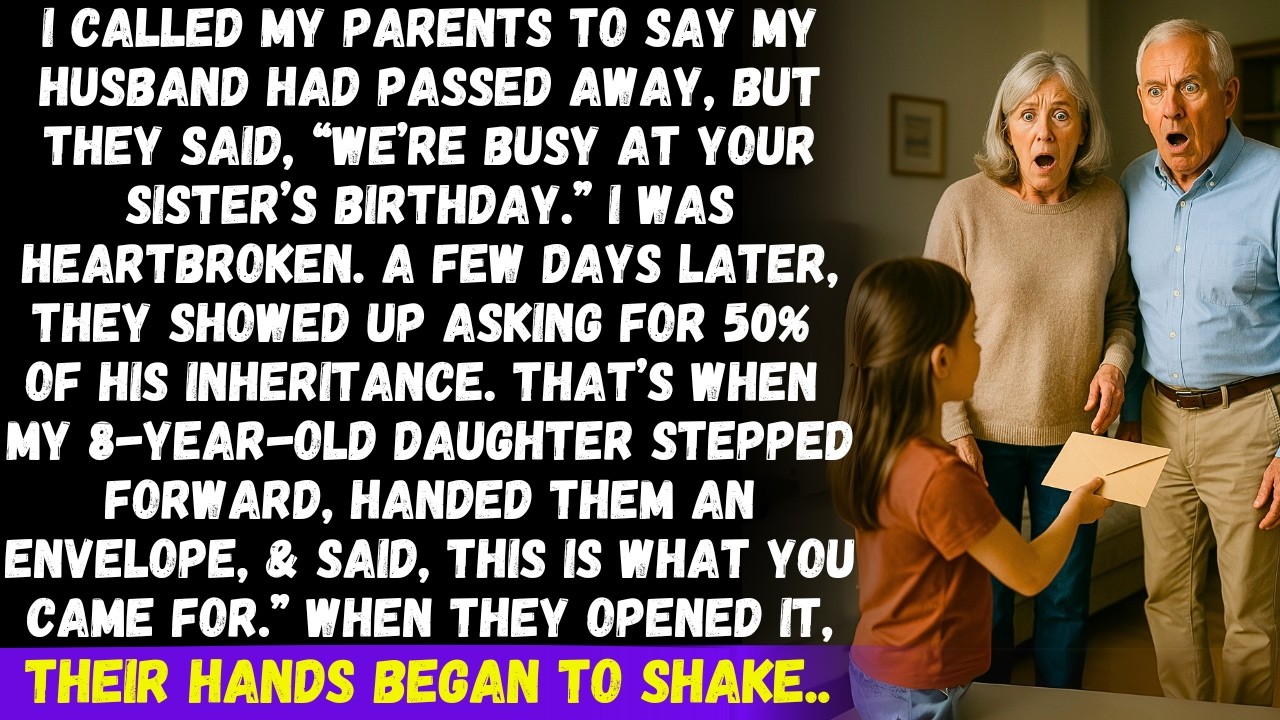 After my husband died my parents chose my sister’s birthday until will reading changed everything..