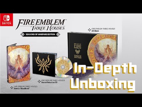 Fire Emblem Three Houses Seasons Of Warfare Edition In-Depth Unboxing