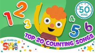 Top 20 Counting Songs | Numbers Practice for Preschool + Up | 20th Ann